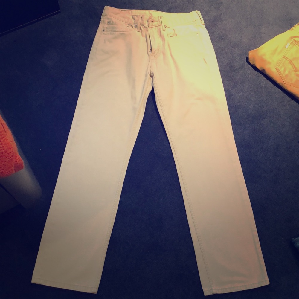 Levi 514 Mens Pants / Jeans - 32x32 - Light Khacki